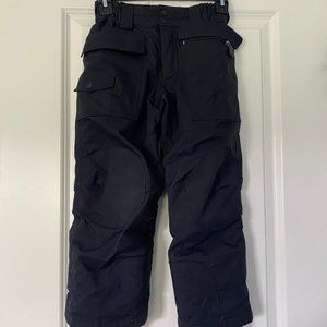 Kids Black Patagonia Snow Pants